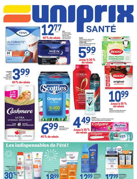 Circulaire Uniprix - Santé Circulaire Uniprix - Santé